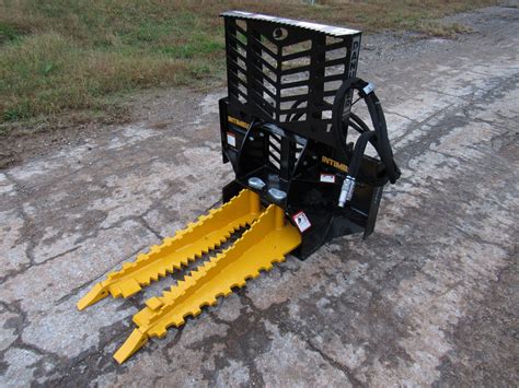 skid steer post puller attachment|intimidator skid steer attachment.